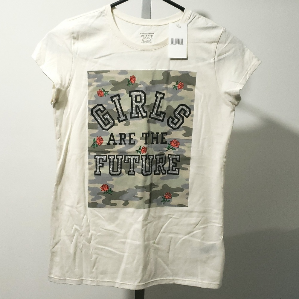 Children's Place L (10/12) Girls Graphic T-shirt